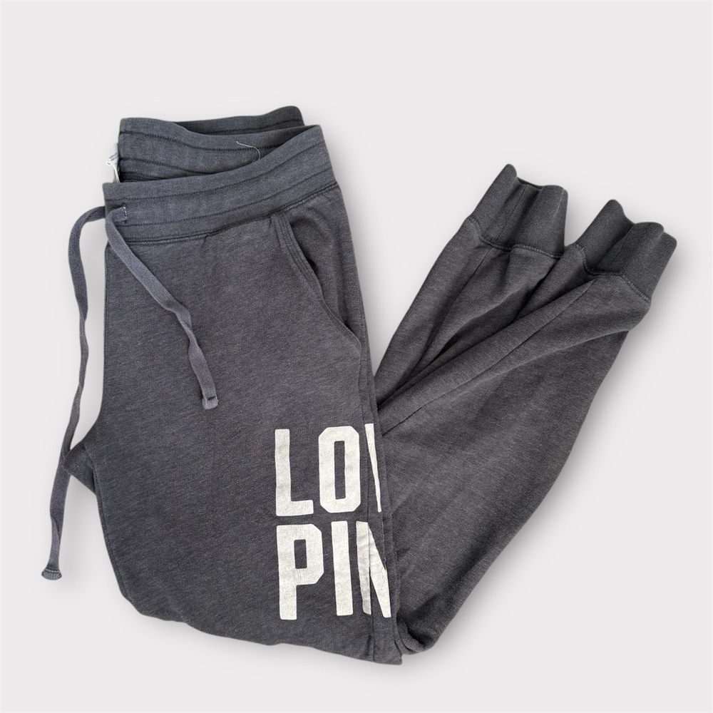 Victoria's Secret PINK Everyday Lounge Skinny Jogger Sweatpants Charcoal Gray